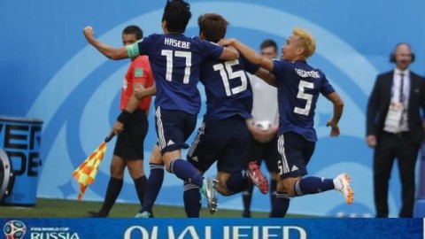 日本2-2塞内加尔：两度落后两度追平保住出线主动