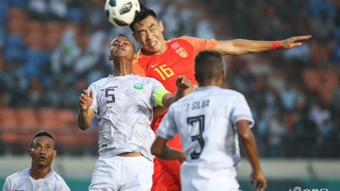 U23亚洲杯预选赛：中国2-1险胜东帝汶，向余望三失良机险葬好局